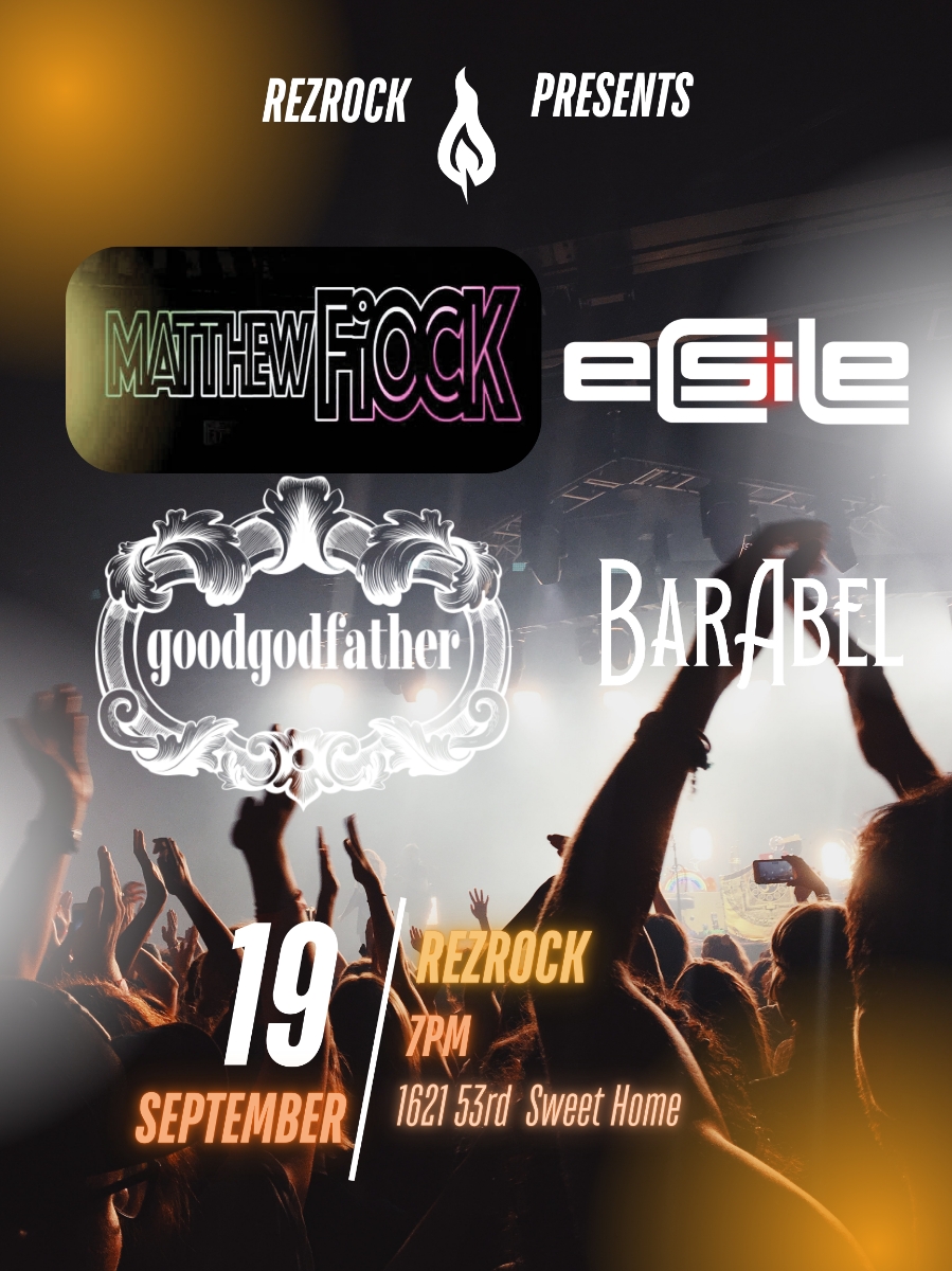 Good God Father, Ecsile, Matthew Fiock, BarAbel, Live in Concert at Rezrock September 19, 2025